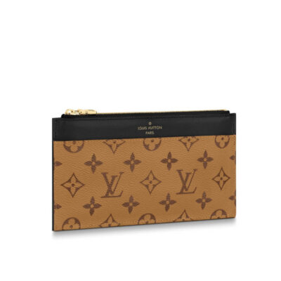 Replica Louis Vuitton Monogram Reverse Slim Purse M80390